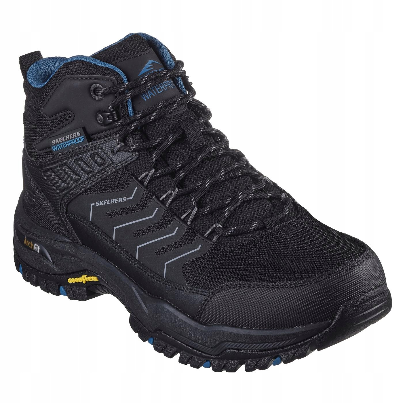 Pánské boty Skechers Arch Fit Dawson Raveno 204634-BLK Černé 41,5