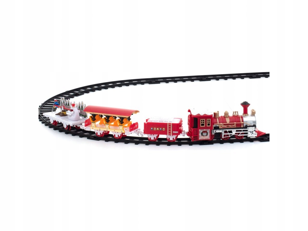 Elektrický vánoční vláček, 104 x 74 cm