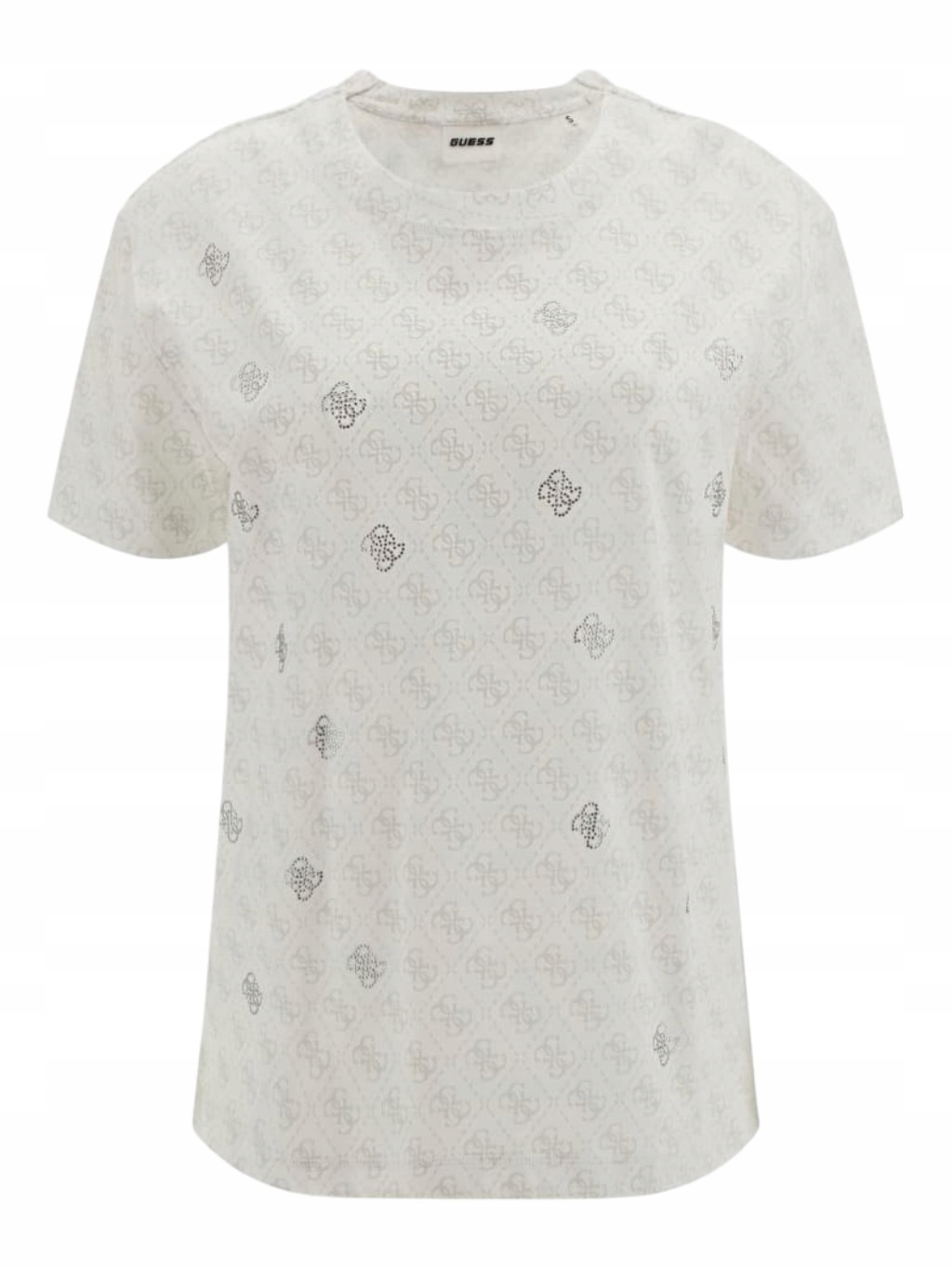 Guess Tričko Dámské Tričko Chrysanta Cn Tričko Bílé vel. S