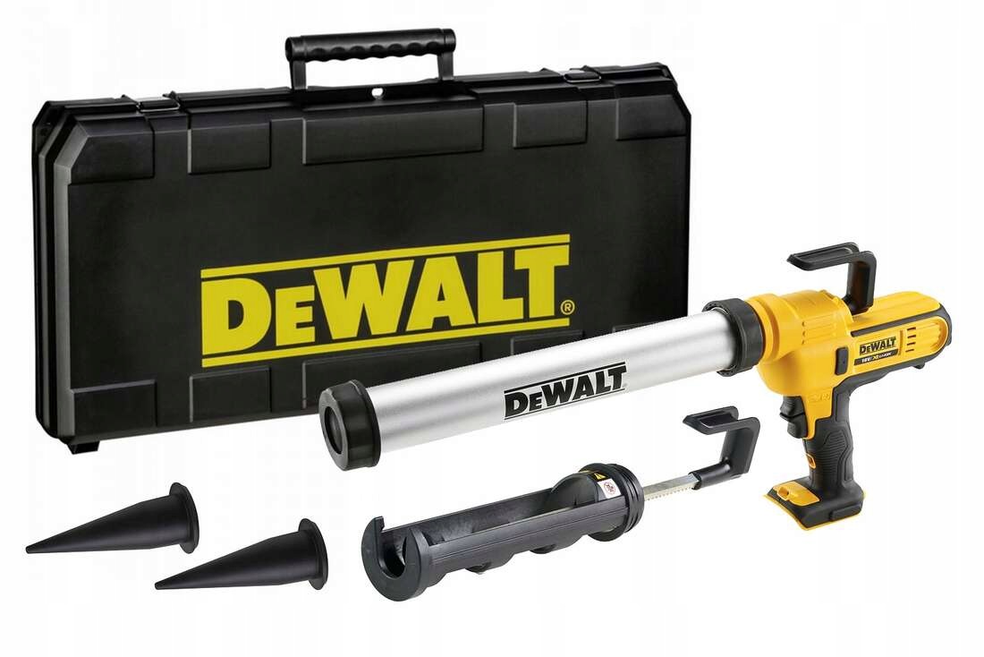 Akumulátorový vytlačovač lepidla a silikonu, Xr, 18V, DeWalt [DCE581NK-XJ]