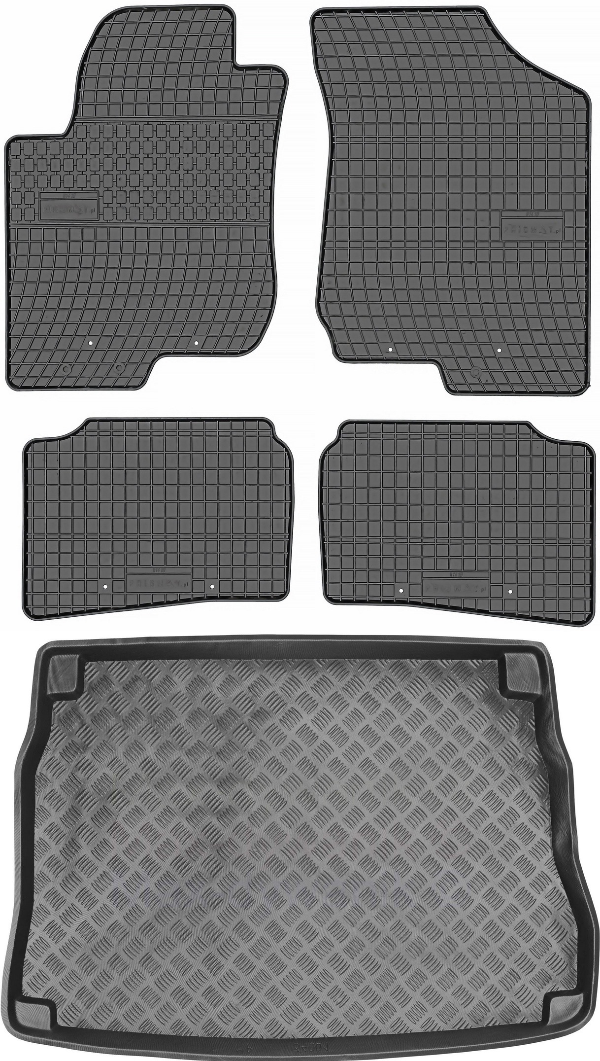 Коврики Max-Коврик резиновые 34001+1418 5 el.