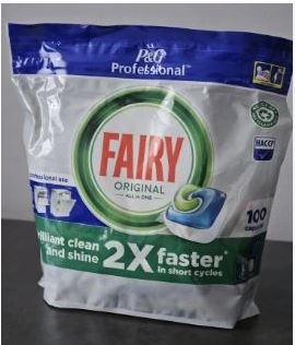 Levně Fairy, All in One, Kapsle do myčky nádobí, 100 kusů