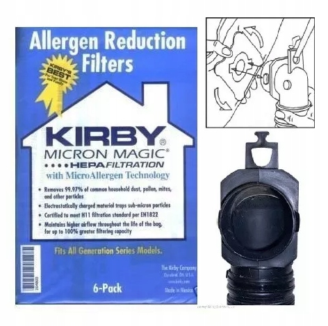 Originální Sáčky Do Vysavače Kirby Micron Magic Hepa Allergen G3-G7 Diamond