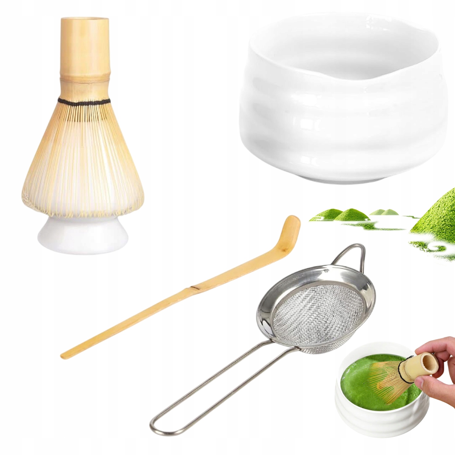 Čajový Set Matcha Částečný Jedinečné Nápady Na Dárky 5KS