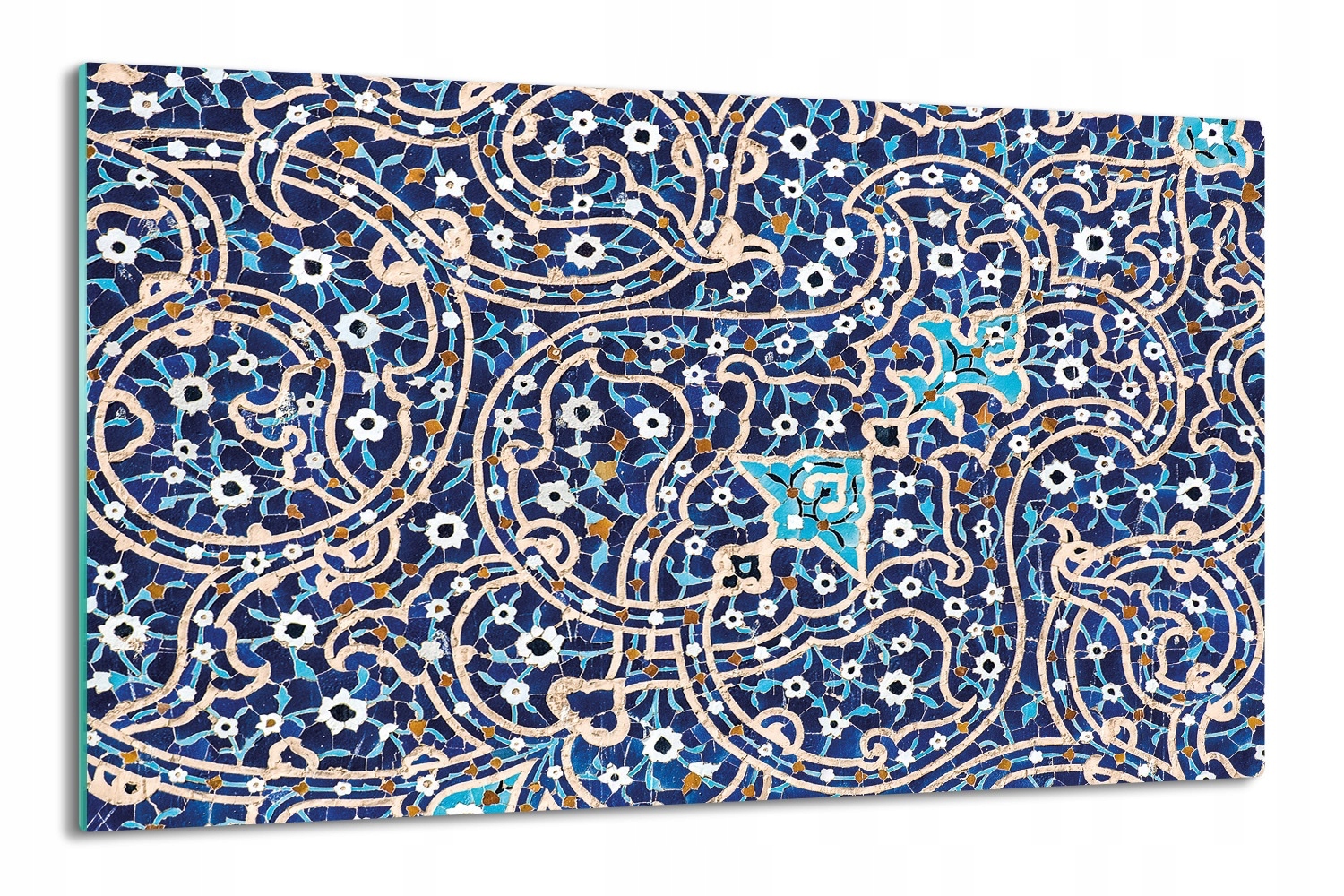 s potiskem skleněná krytka 80x52 Ornament mozaika