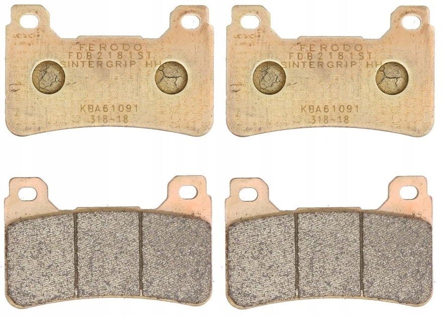 FDB2181ST - ГАЛЬМІВНІ КОЛОДКИ HONDA CB1000R 09-13 ПЕРЕДНІ