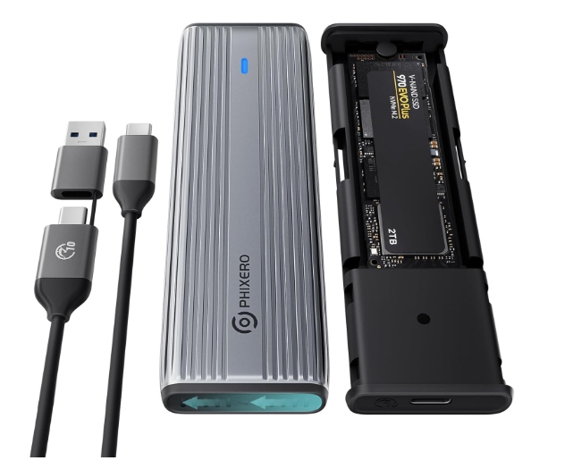 Obudowa Dysku Adapter Phixero M.2 Nvme Sata Ssd Usb