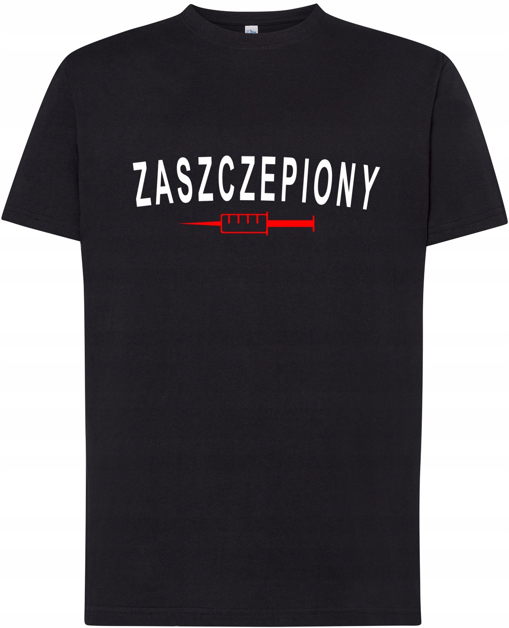 

Koszulka T-shirt Zaszczepiony Szczepionka S