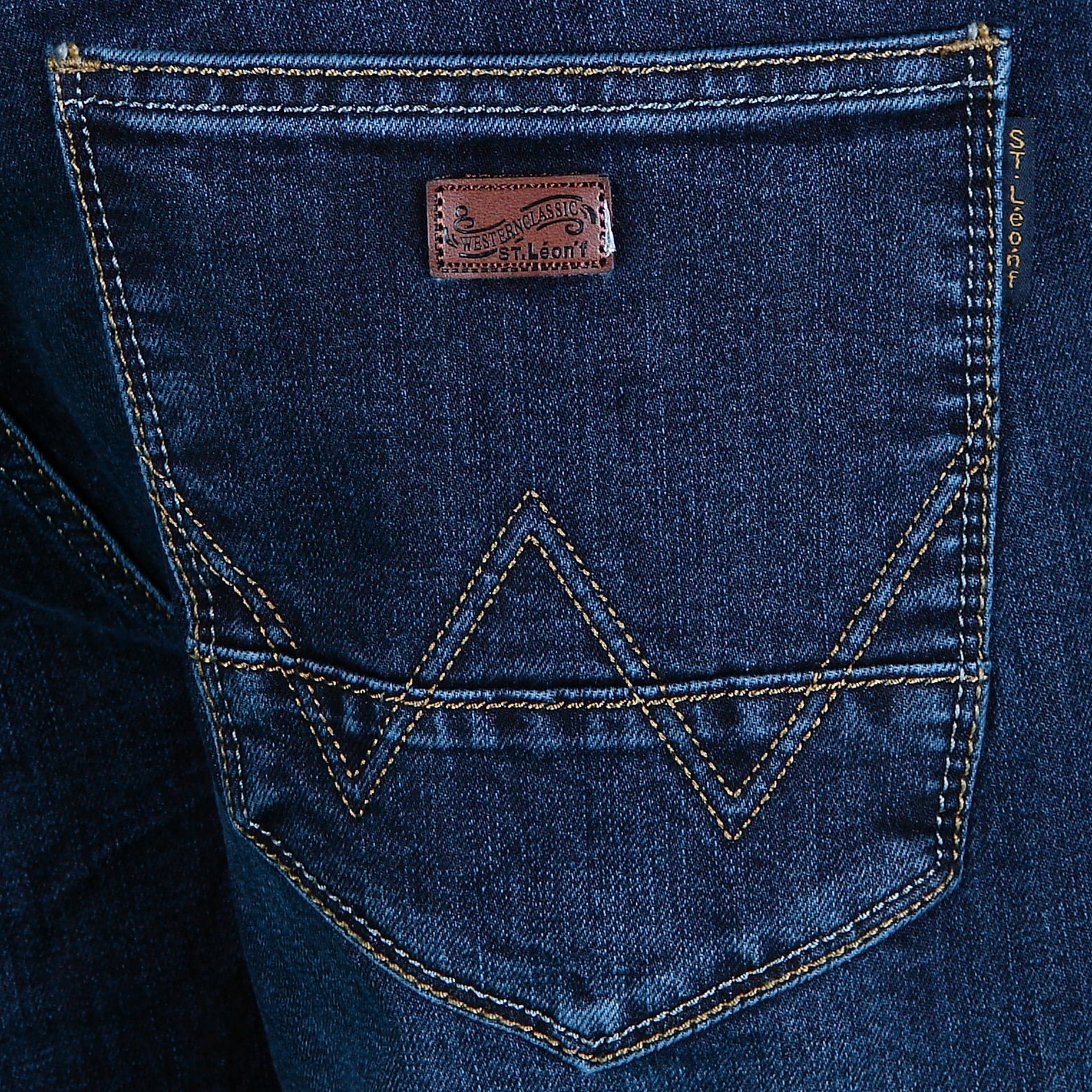 SPODNIE MĘSKIE JEANSOWE W 42 L 30 W108 -110 cm Odcień granatowy