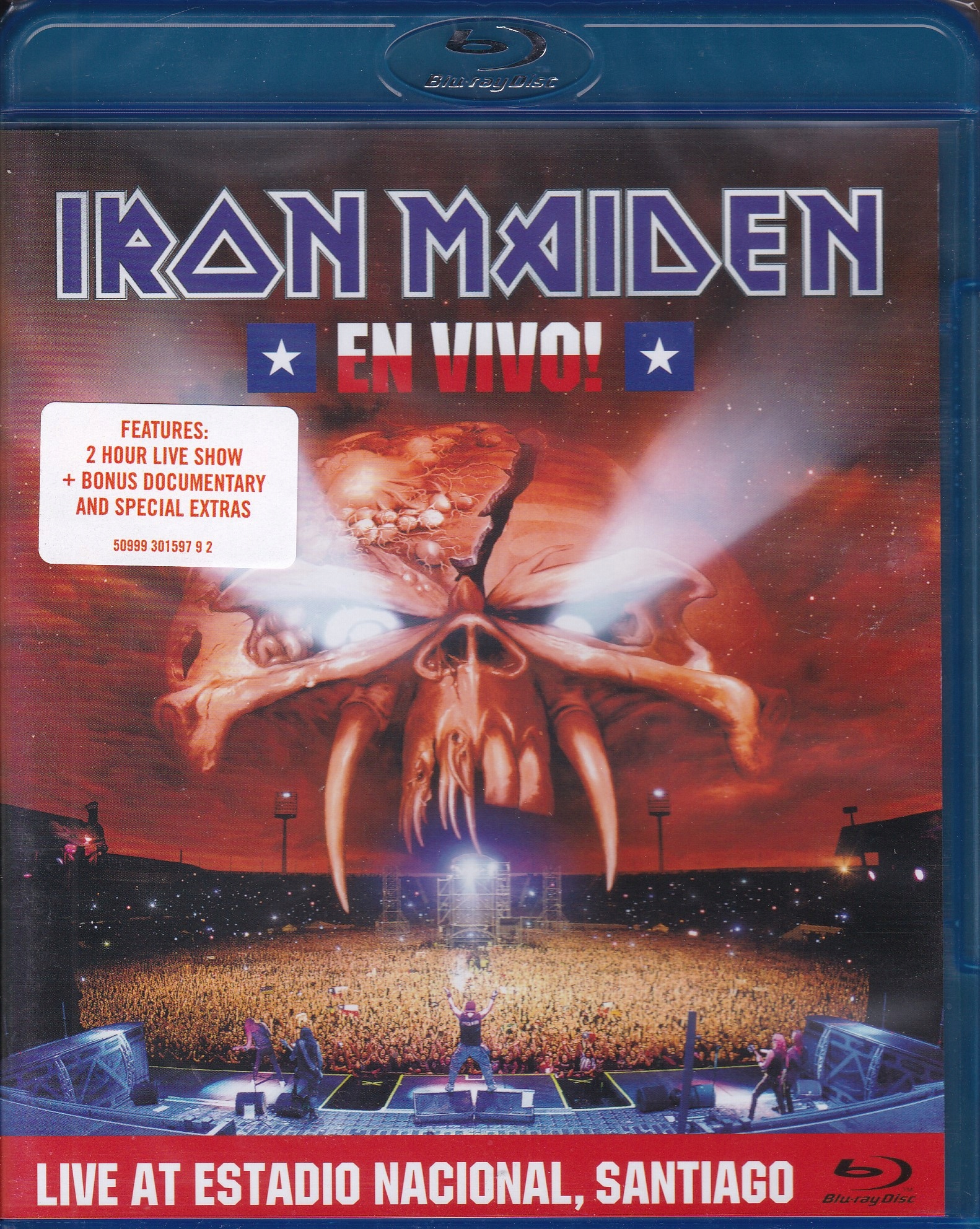 Blu Ray- Iron Maiden- En Vivo !: Live (w Folii)