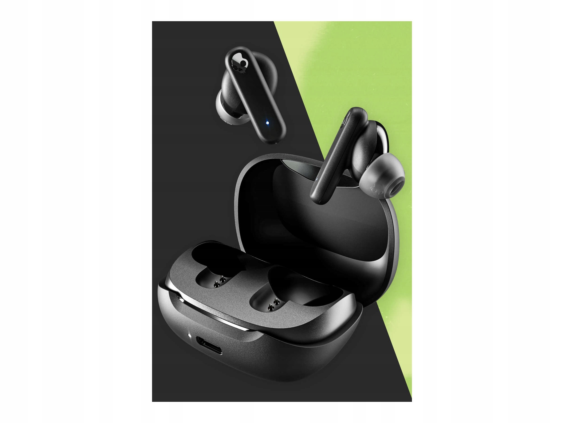 Sluchátka do uší True Wireless Skullcandy Smokin Buds s mikrofonem, modrá