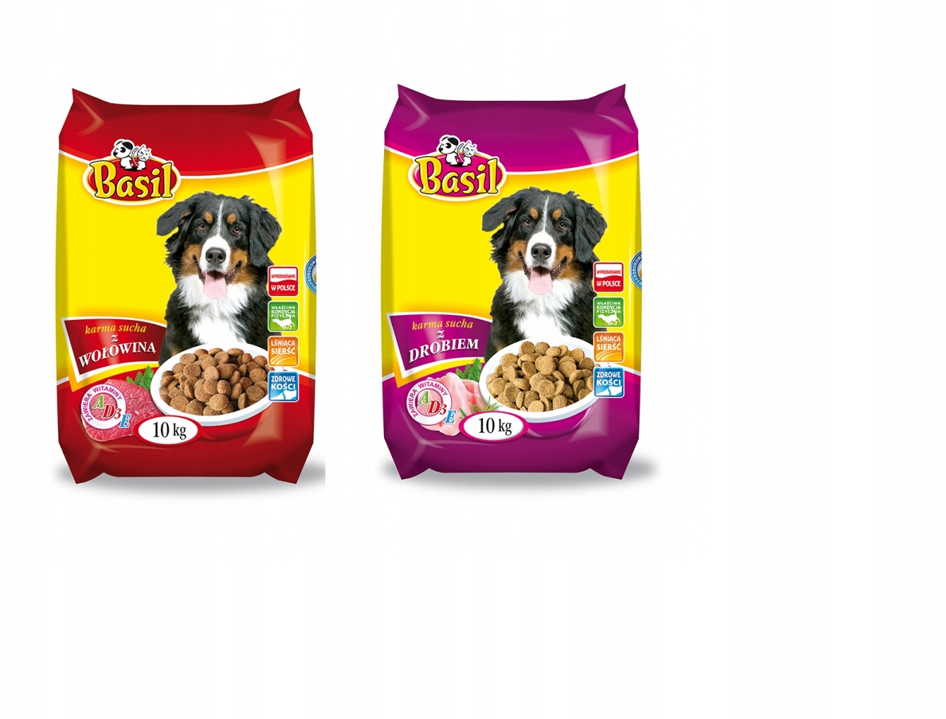 Levně Krmivo suché Basil10 kg drůbež/hovězí maso pro psa2ks