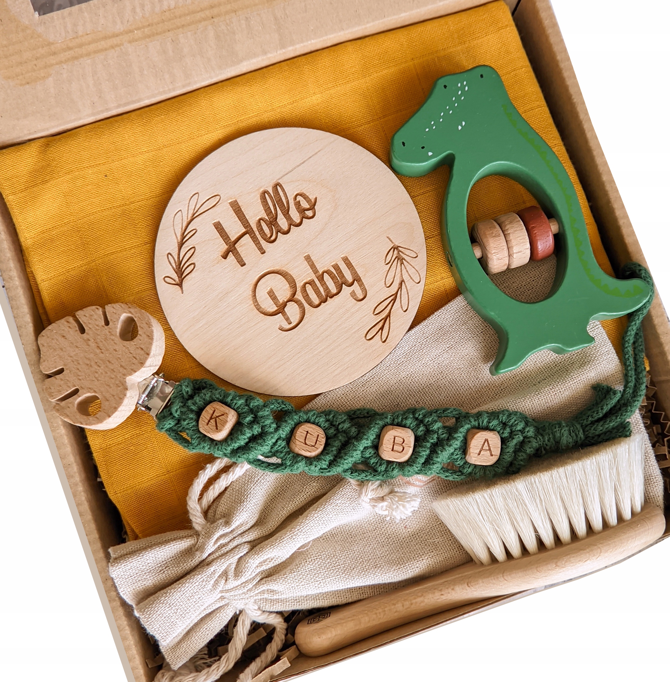 dárek k narození křtu baby shower box