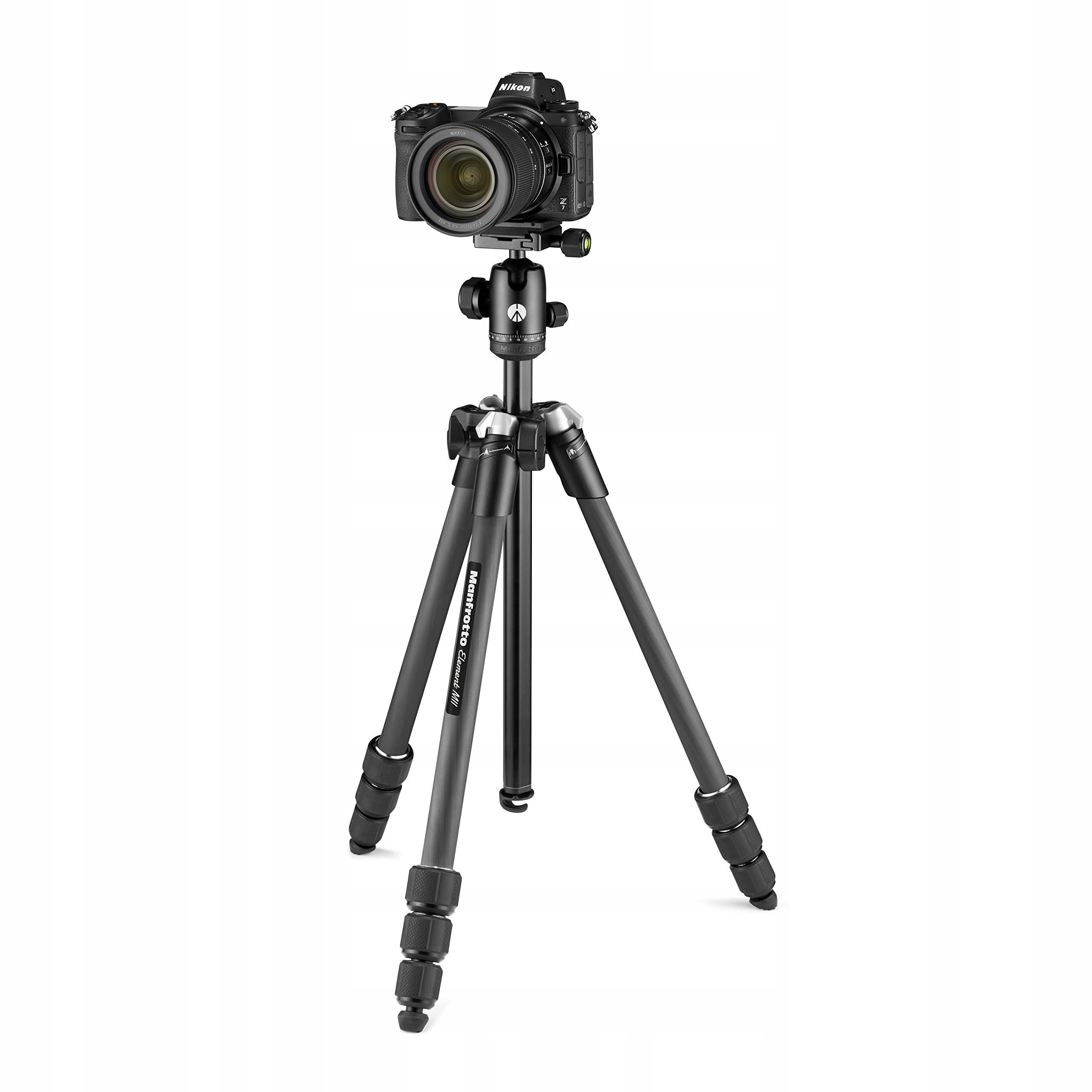 MANFROTTO Element MII Statyw Carbon Do Aparatów i Smartfonów Bluetooth — miniatura 3