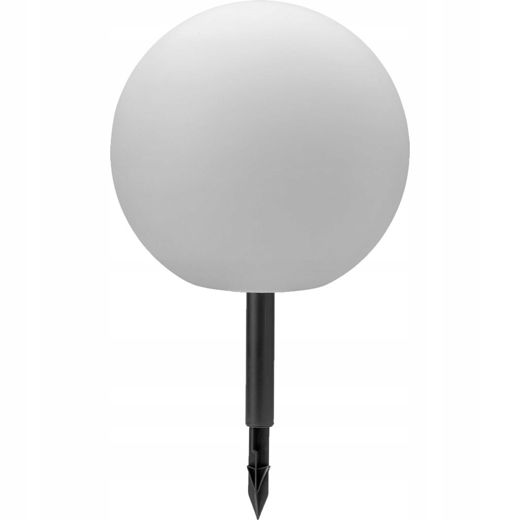 Solarna Lampa Kula Ogrodowa Biały 30 cm 1 szt.
