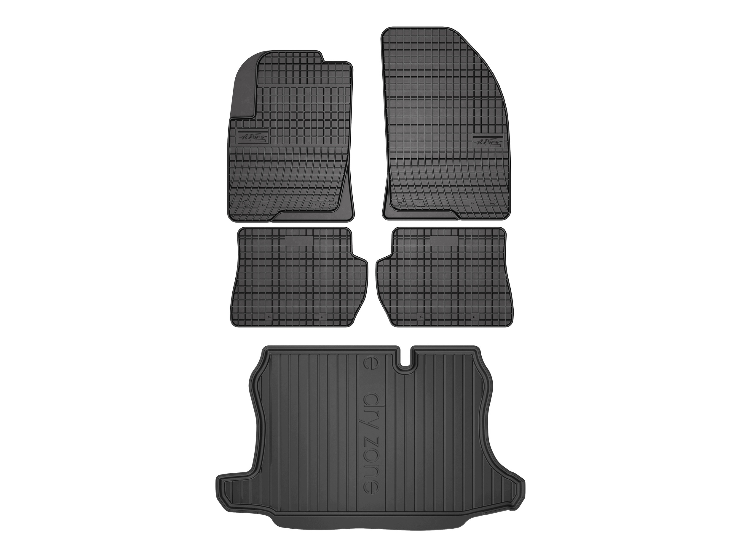 Koberce SolidPRO rohož DryZone pre: Ford Fusion 2002-2005 5 dielov