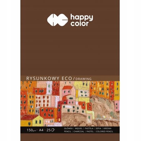 

Blok rysunkowy Eco A4 25ark. 150g Happy Color Ha 3