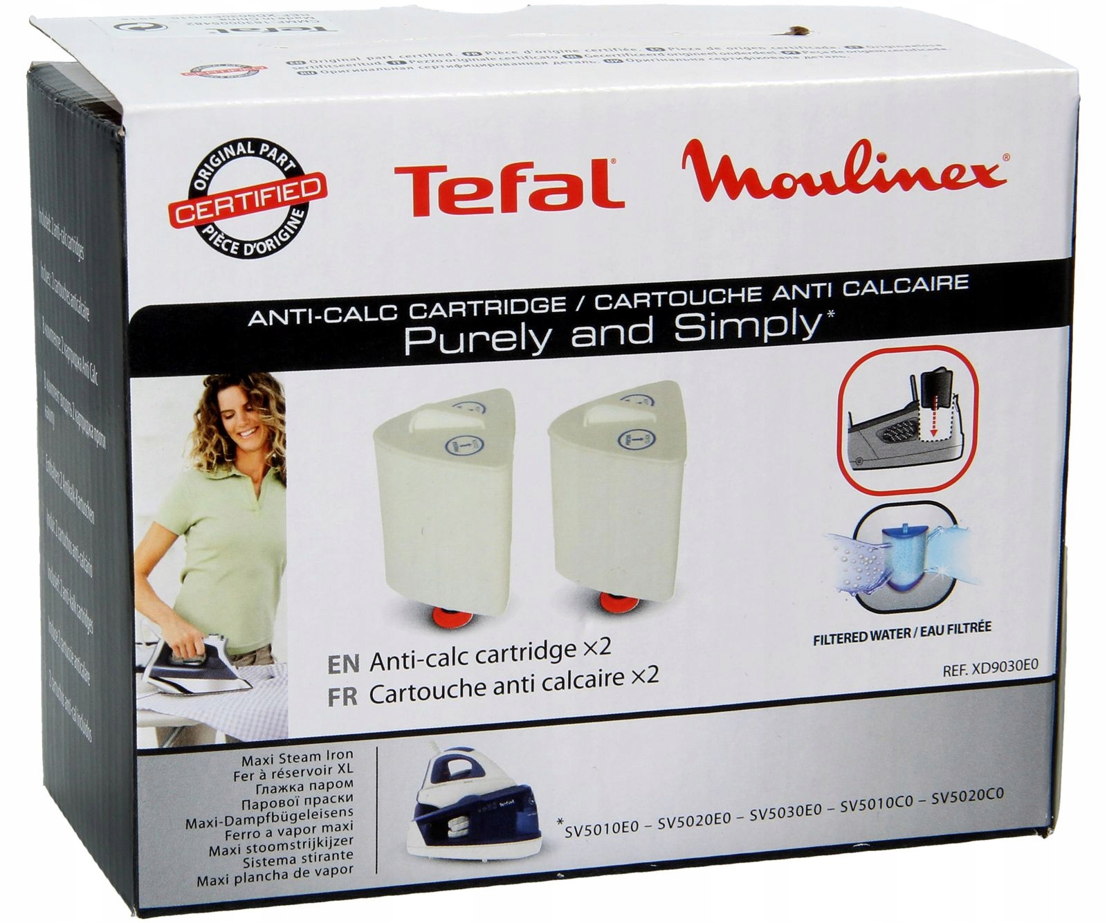 

Filtr antywapienny żelazka Tefal SV5005 2 szt