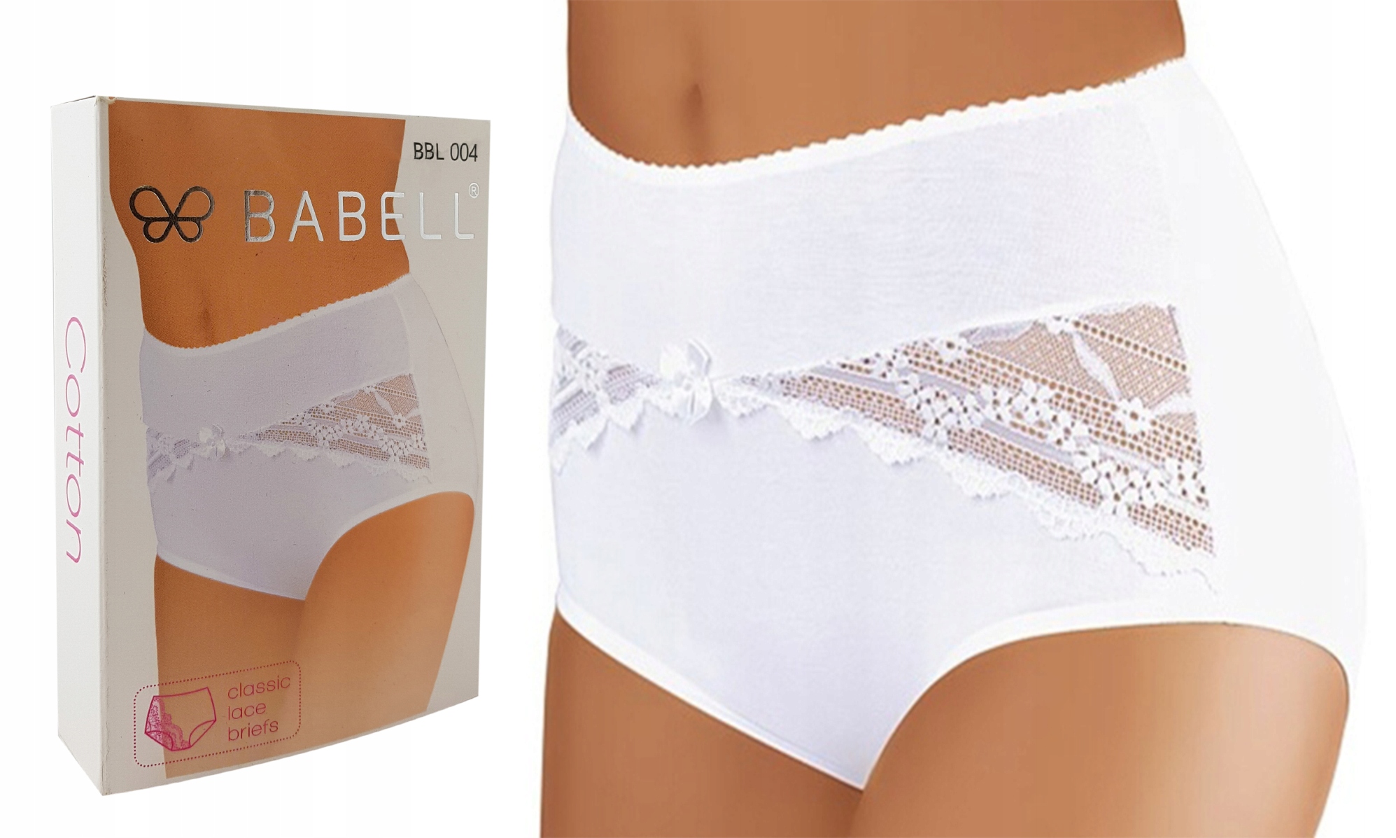 

Babell Figi Damskie bbl 004 , Białe , XL