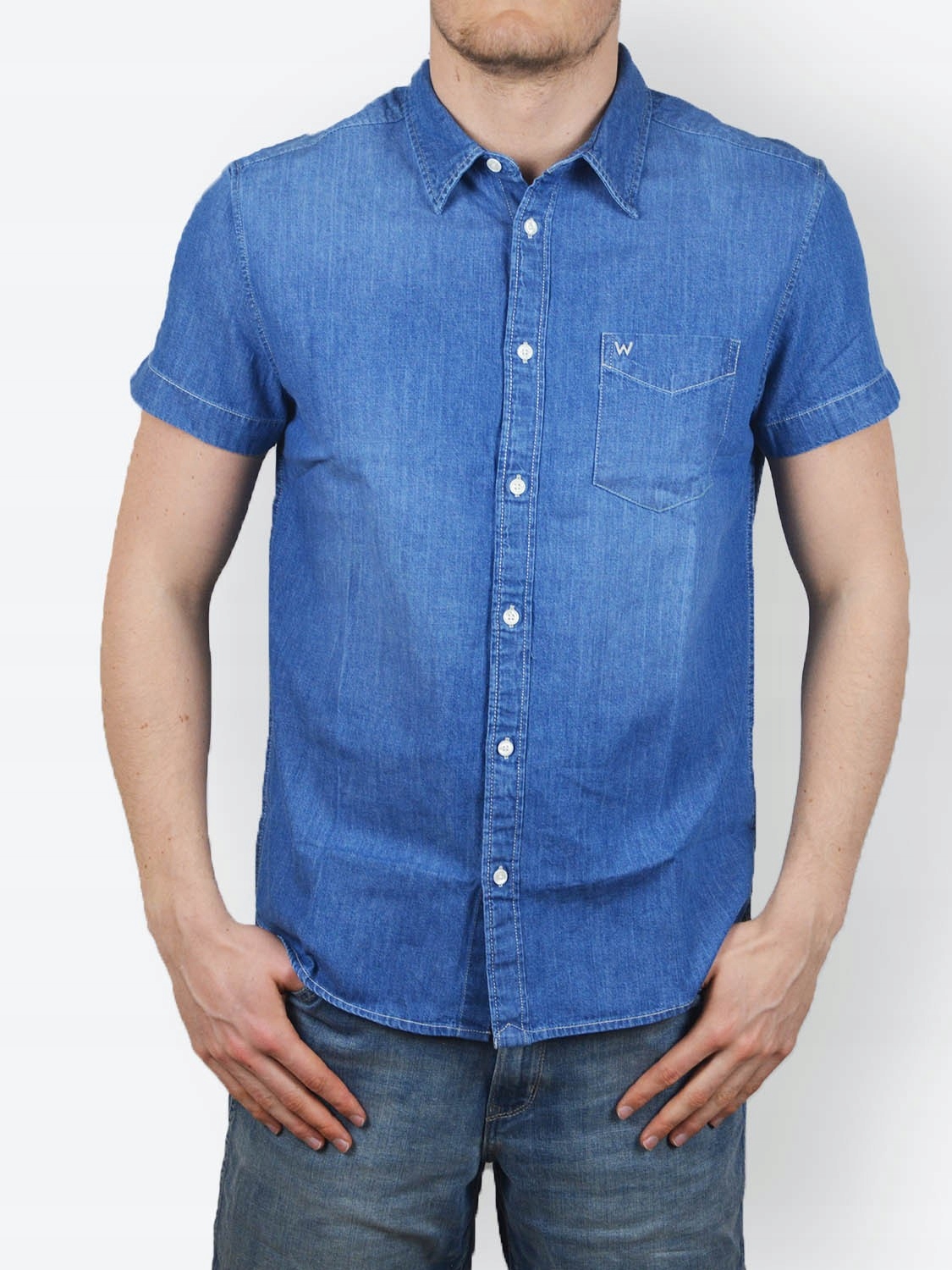 Džínová košile Wrangler 5J15K30N L