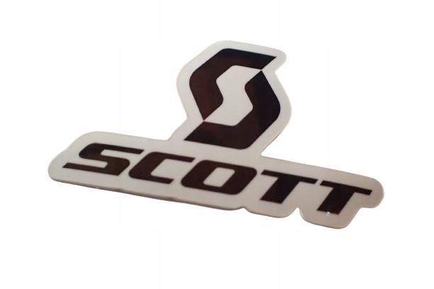 Naklejka Winylowa Motoryzacyjna Scott Sport Bike Motocross 5,6 x 3,7 cm