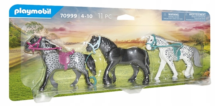 

Playmobil 70999 Country Trzy konie fryz knabstrup