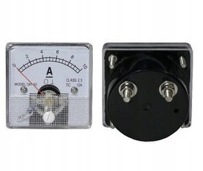 Miernik analogowy panel amperomierz 10A + bocznik