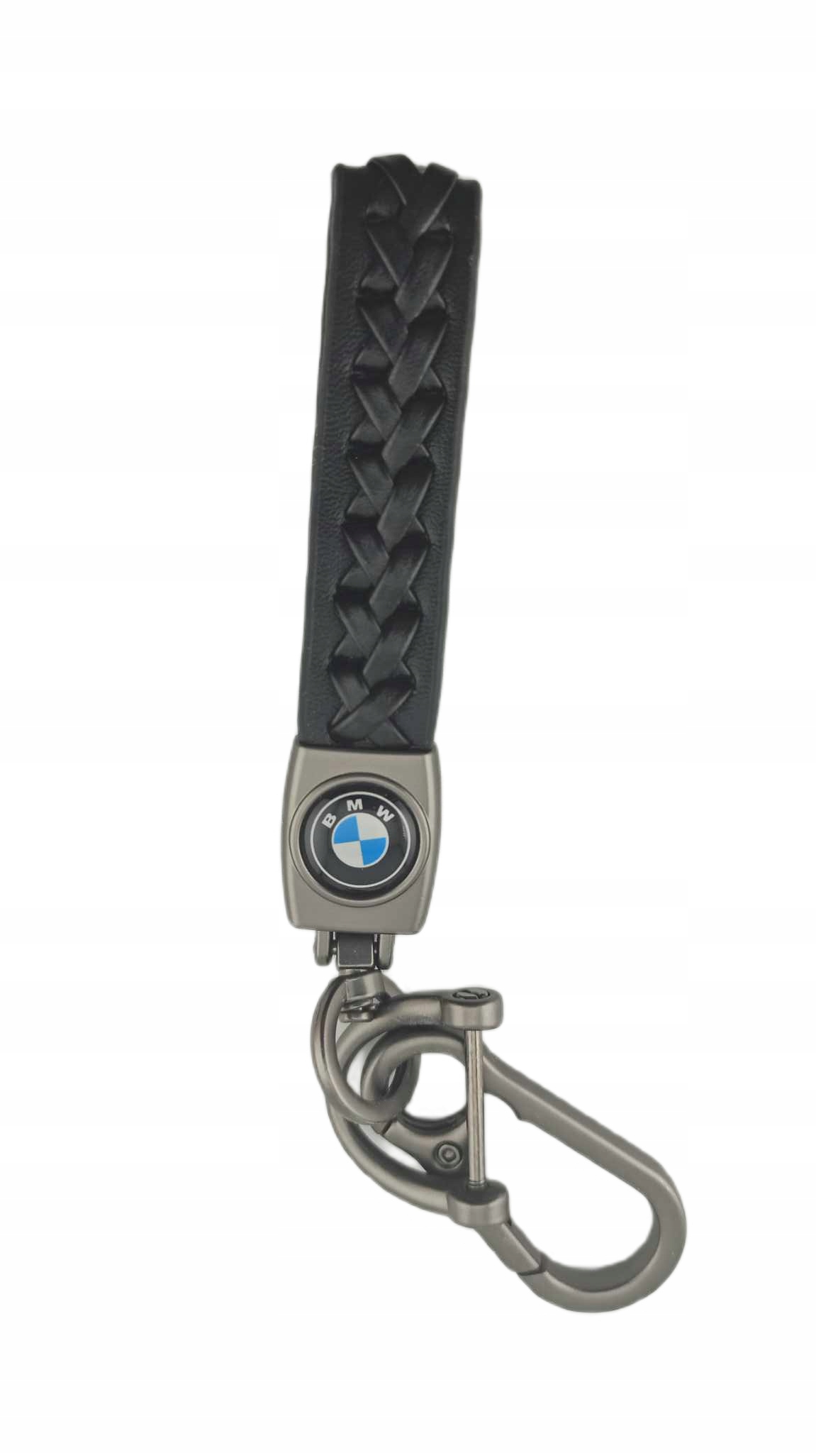 Bmw Brelok Breloczek Do Kluczy Skóra Plecionka Czarny