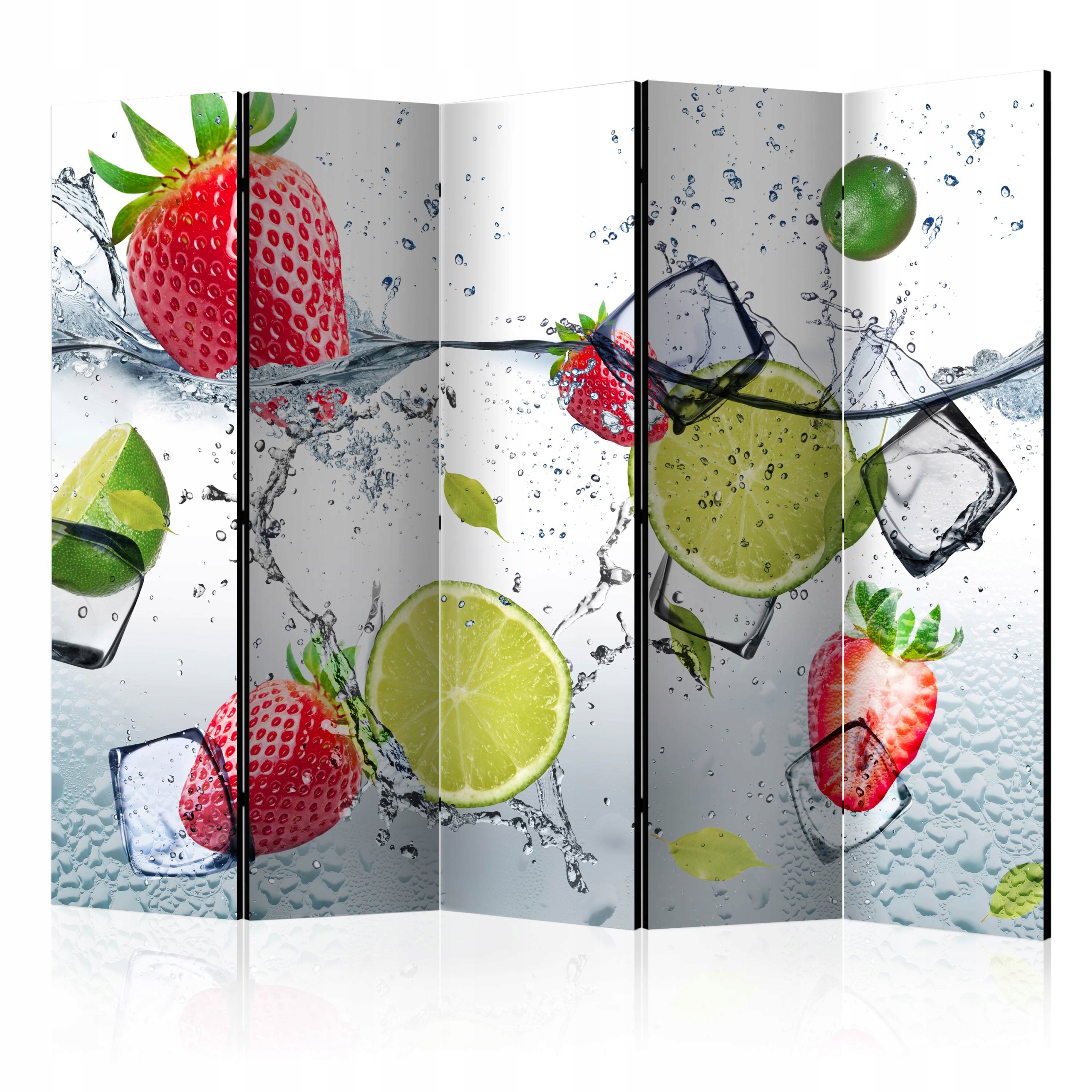 Paraván Pokojový Dvoustranný Ovoce Led Stěna Dekorace Restaurace 172x225