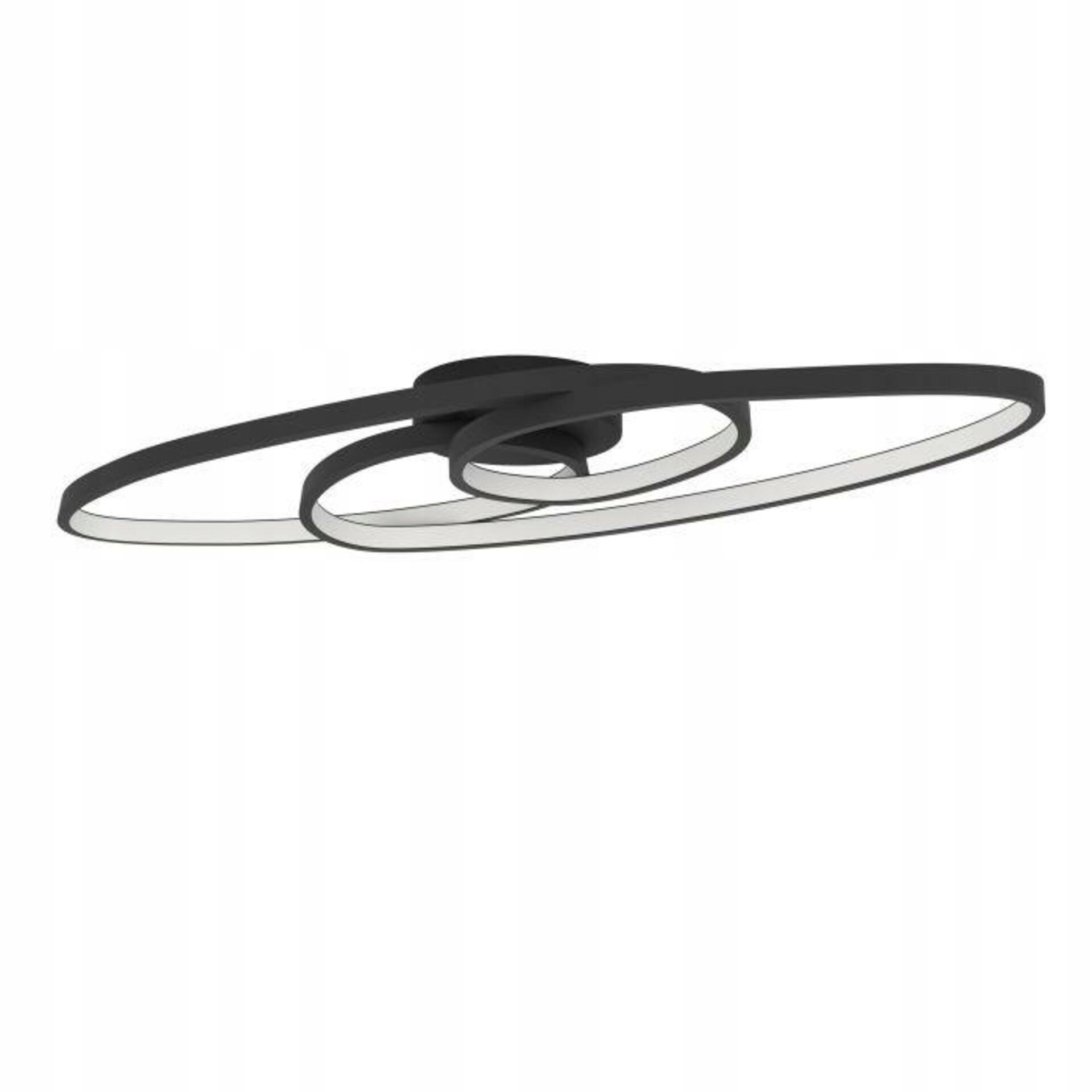 Stropné Led svietidlo Eglo Gianella čierne 38W 4400lm stmievateľné