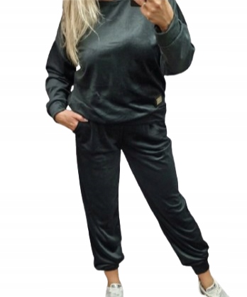 Teplákovka Dámský Velurový komplet 3XL 44 46 Plus Size Velké Velikosti