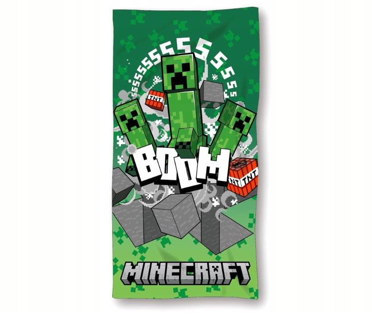 Ręcznik kąpielowy plażowy MINECRAFT 70x140