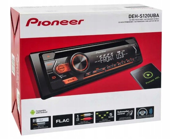 Pioneer DEH-S120UBA z CD/USB 4x50W