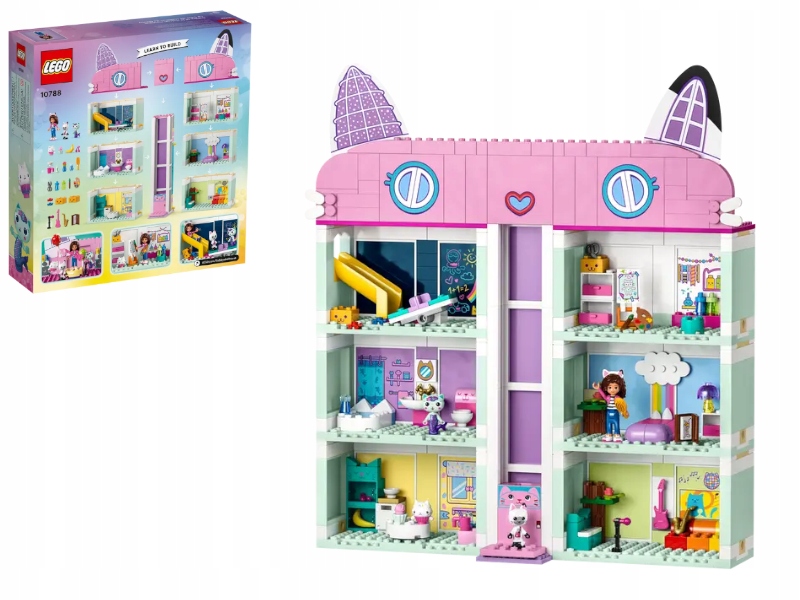 Lego 10788 Sada Gábinin Kouzelný Domek 4+ 498ks
