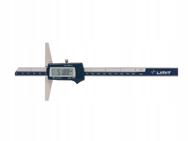 Głębokościomierz elektroniczny 200 mm Limit