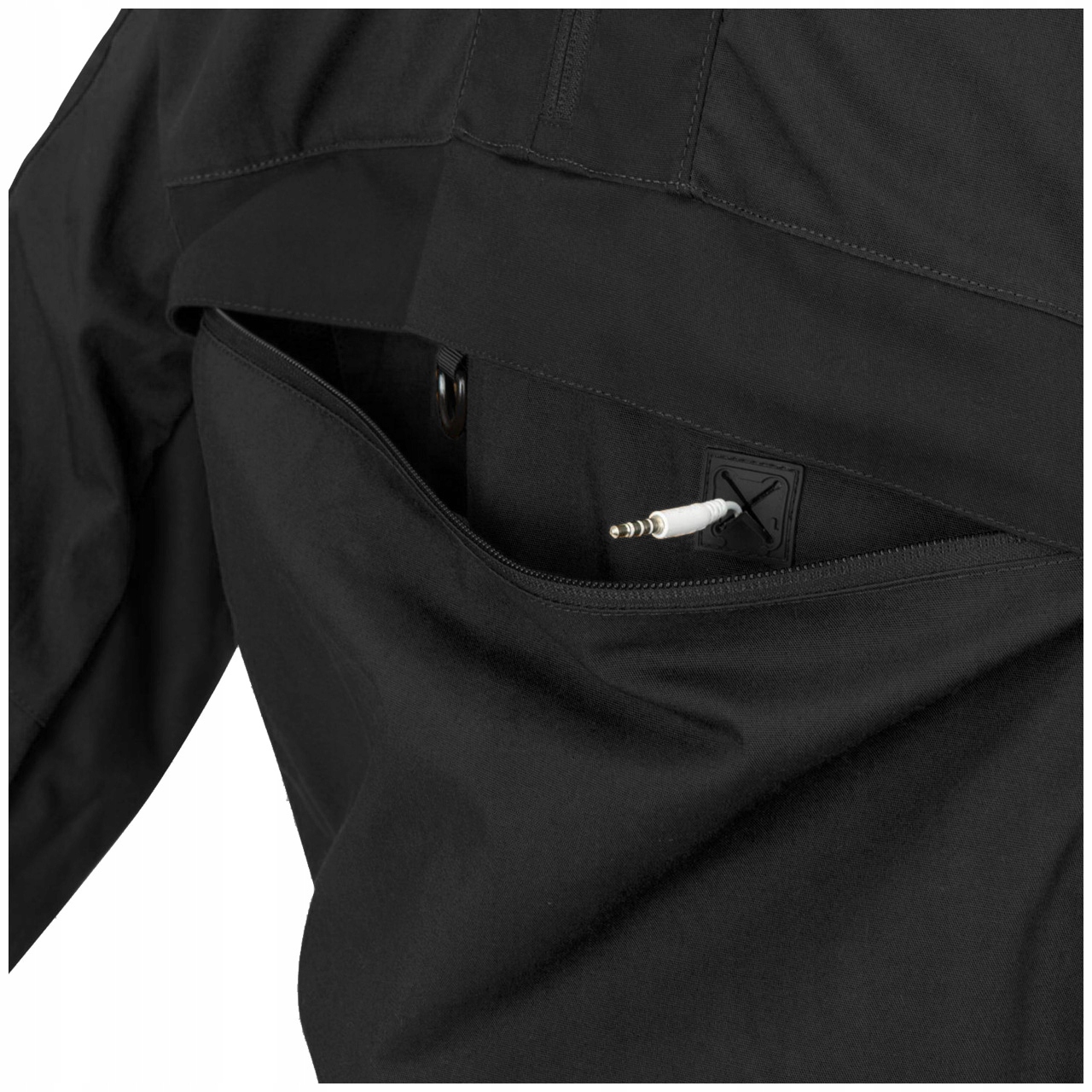 Kurtka Kangurka HELIKON WOODSMAN Anorak Trekkingowa Czarna /Taiga Green XL Rozmiar XL