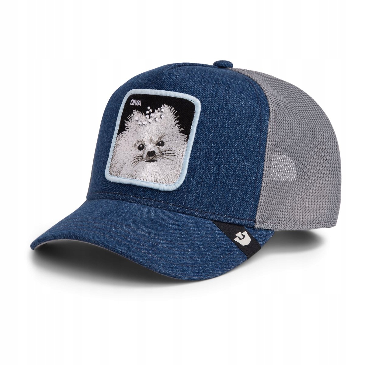 Goorin Bros kšiltovka Diva Dawg Denim Trucker džínová