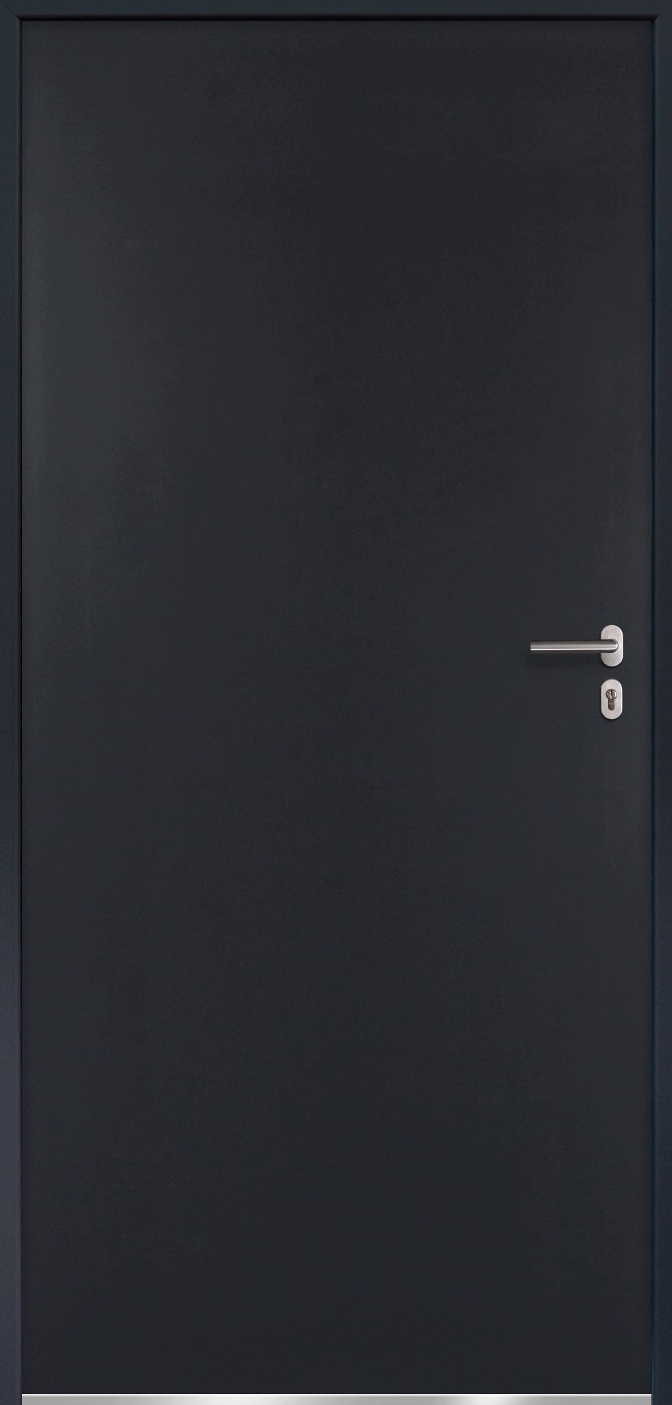 Drzwi zewnętrzne wejściowe 90cm prawe antracyt 68mm Czyste Powietrze