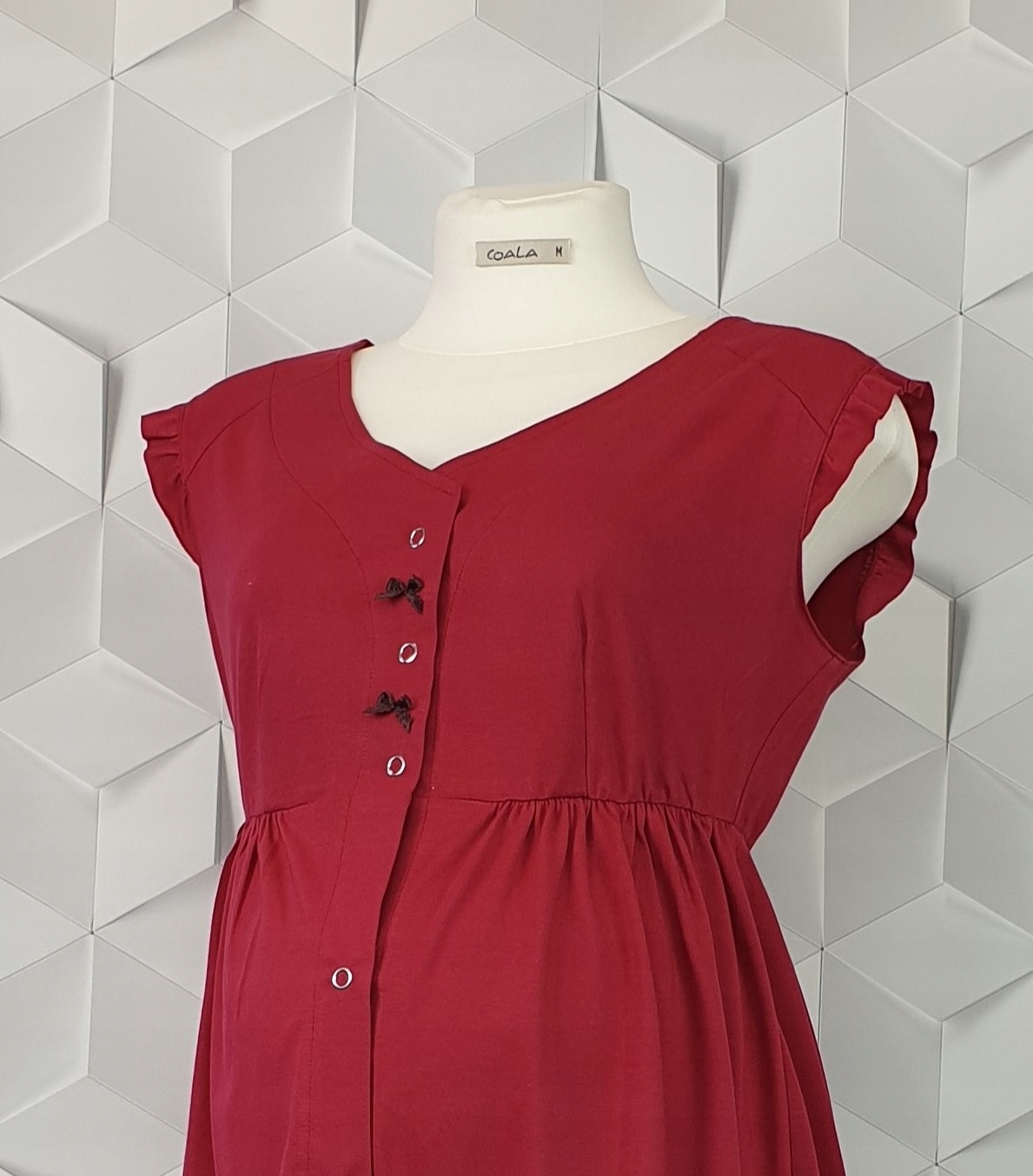 Coala Koszula do karmienia Basia bordowa rozmiar L Rozmiar L