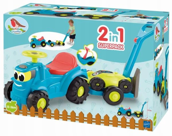 ND17_ZB-131763 Traktor z przyczepa i kosiarka Eco