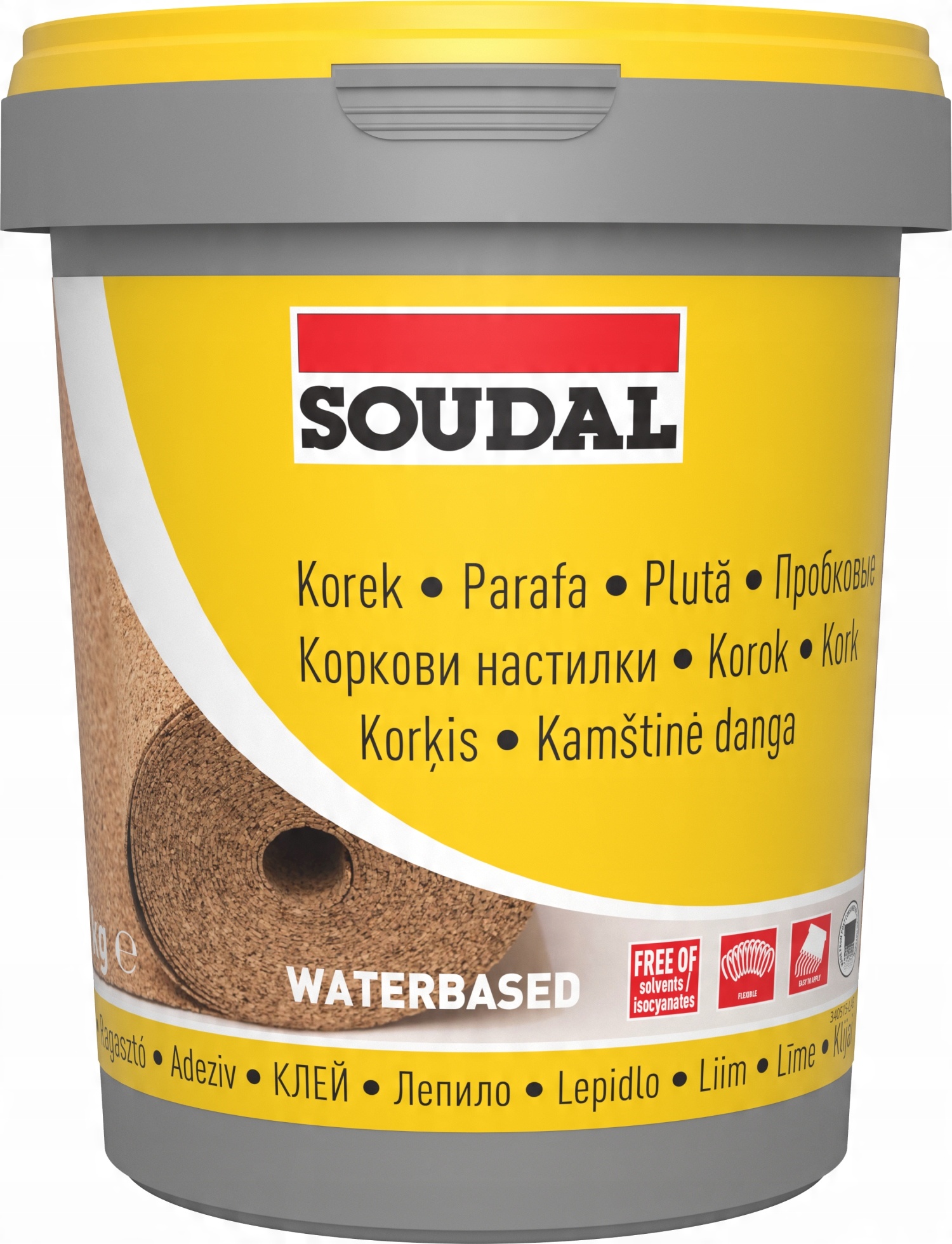

Soudal Gotowy Klej Do Korka Wodoodporny 22A 1KG