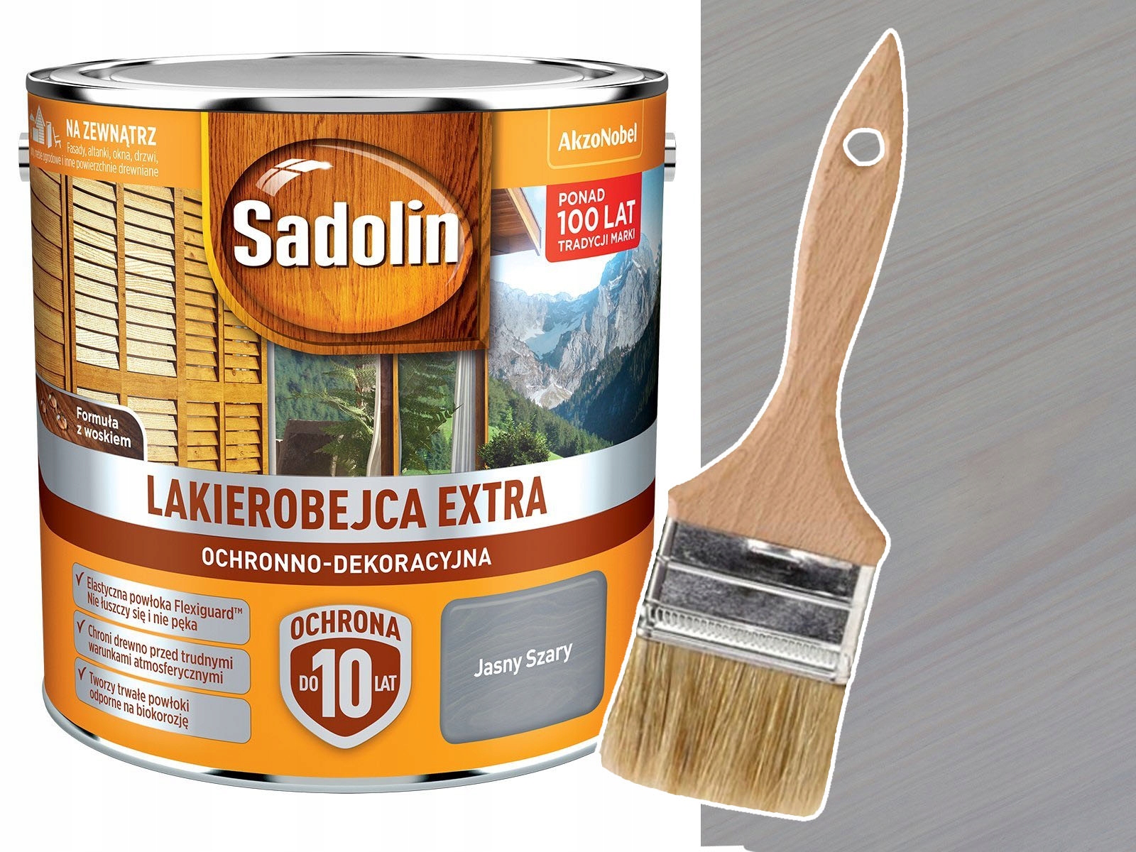 Sadolin Lakierobejca dreva Extra svetlosivý 5L
