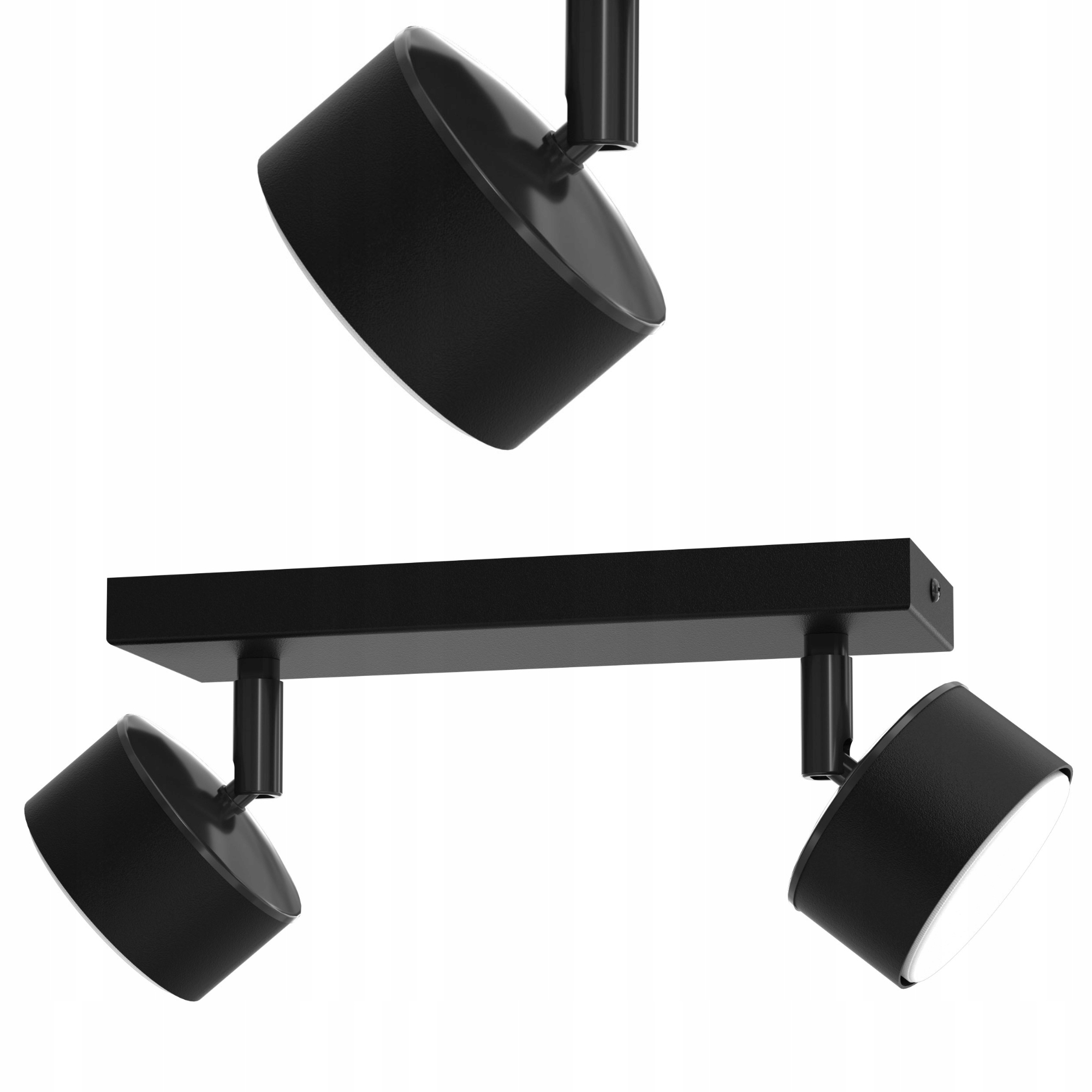 Stropní Svítidlo Stropní Led Reflektor Černý GX53 Polská Moderní Lampa 2-BODOVÁ