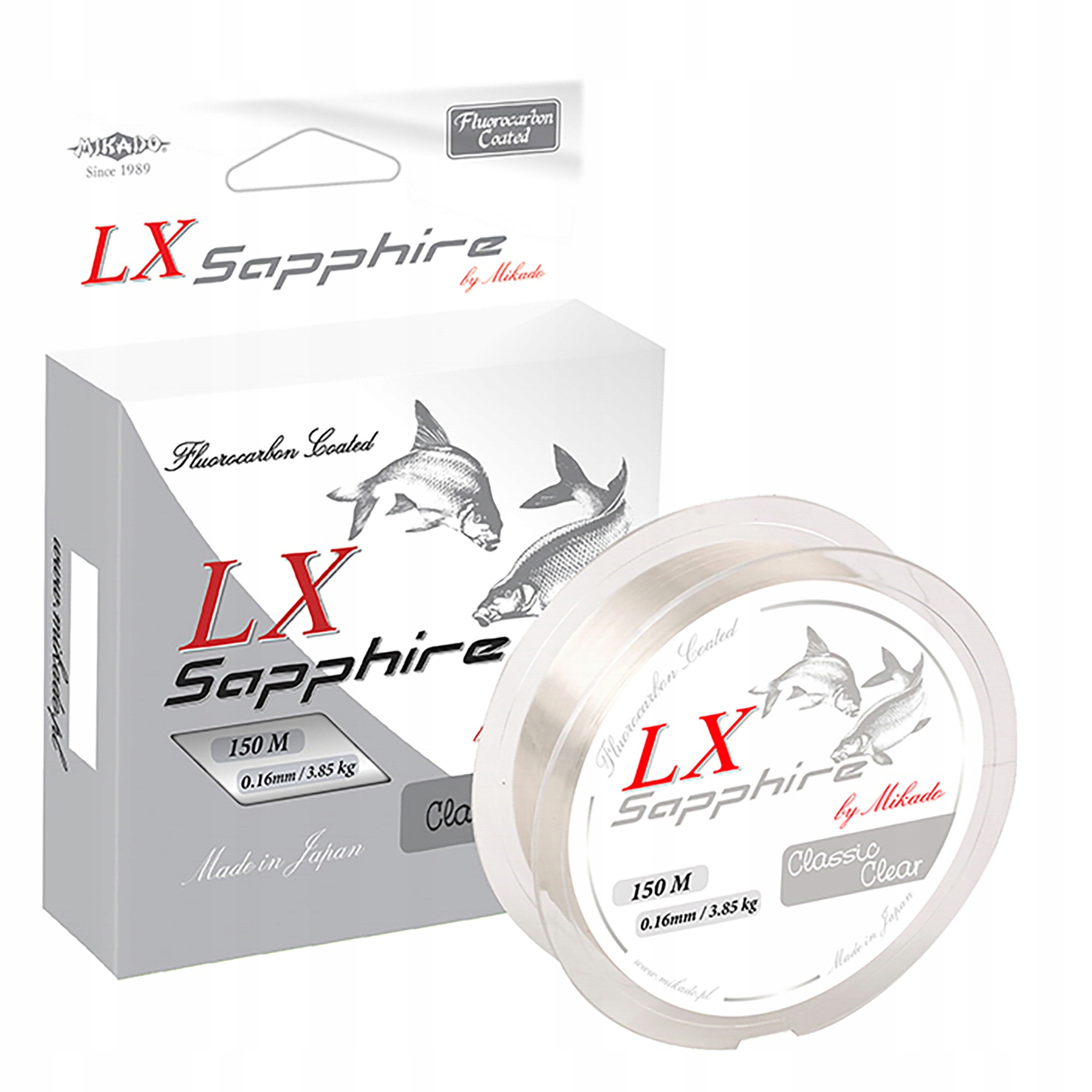 Żyłka Mikado Lx Sapphire Classic Clear 0.12mm 2.20kg 50m