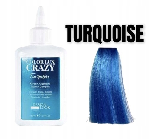 Gelové barvení Design Look Color Lux Crazy Turquoise 150 Ml