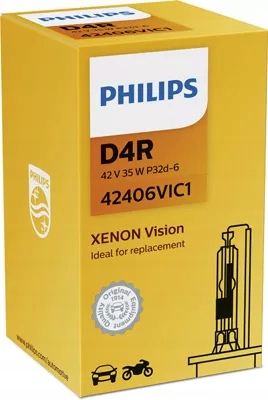 Xenónová Žiarovka D4R 42V/35W +30% 4600K Philips VI