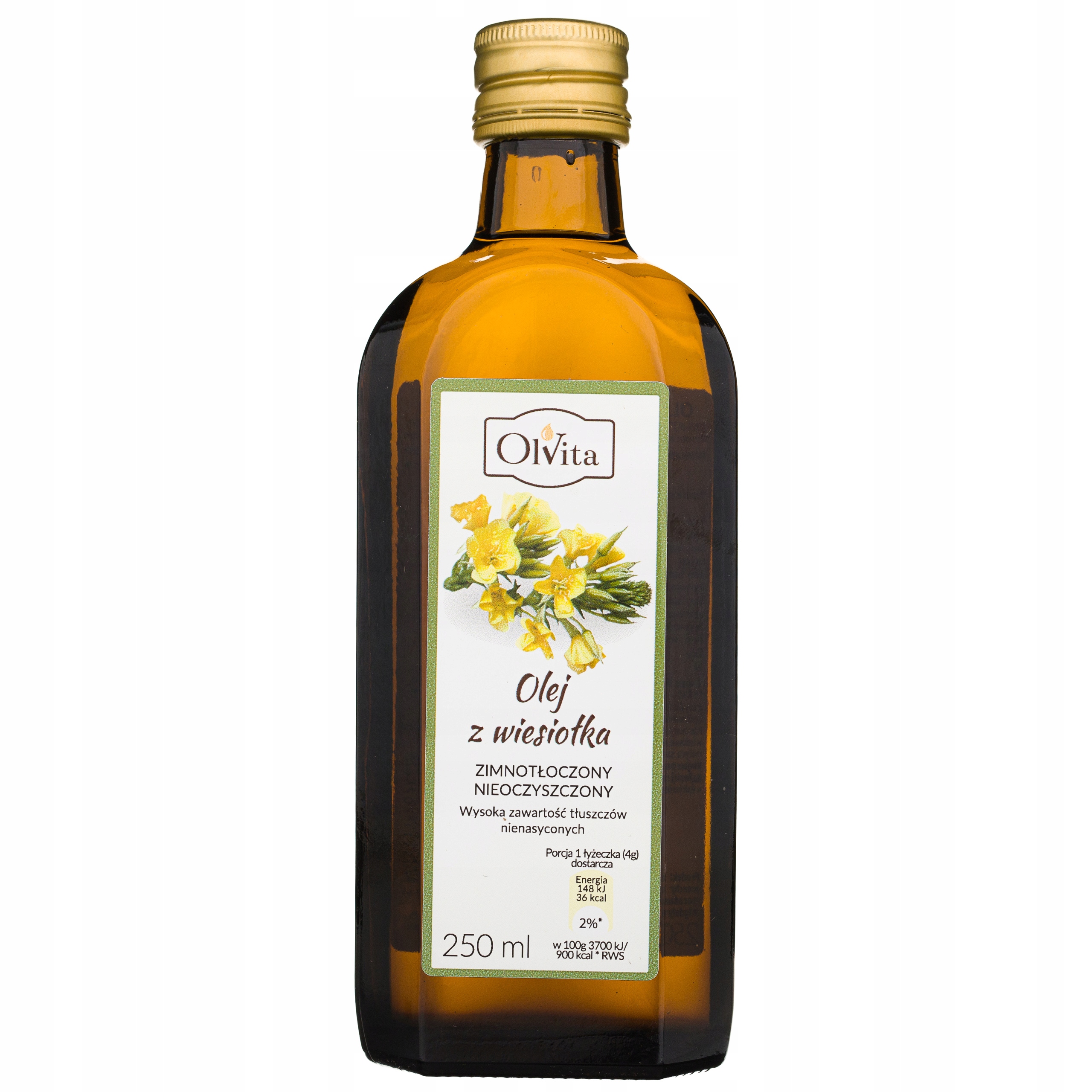 Levně Olej z pupalky za studena lisovaný, nevyčištěný 0,25