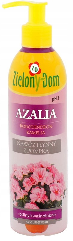 

Nawóz Płyn Azalia Zakwasza Rododendron pH-3 300ML