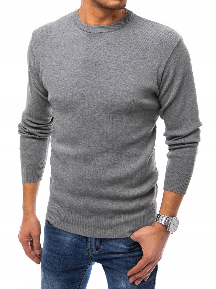 

Sweter Męski Klasyczny Bez Nadruku roz. XXL