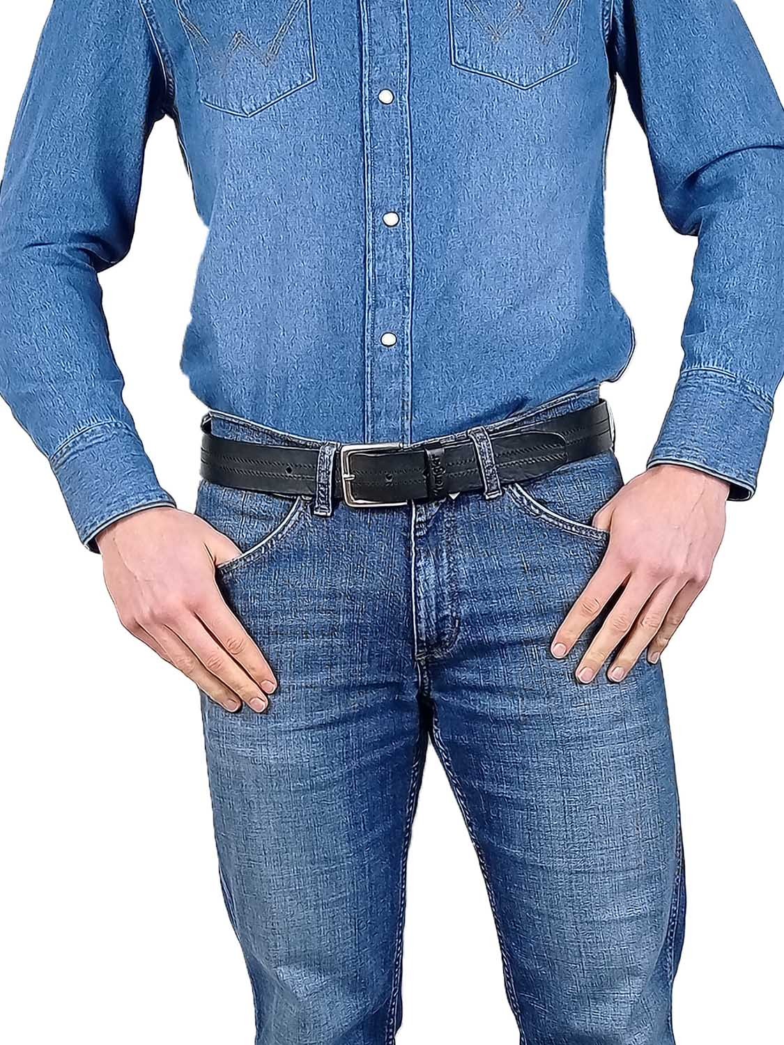 Pasek skórzany Wrangler 0H3U1100 95 Marka Wrangler